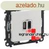 Legrand Valena Life tltaljzat ketts USB C-tpus + USB A-