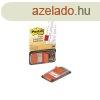 Jellcmke 25,4x43,2mm, 50lap manyag, 3M 680-4 narancs