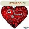 Szv alak prna, rdg nagy szvvel, szeretlek