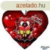 Szv alak prna, rdg masnis szvvel, nagyon szeretlek