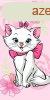 Marie cica Pink Flower frdleped, trlkz 70x140cm