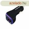 Canyon CNE-CCA08PU Triple USB Car Charger 18W Black/Purple