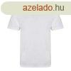 JT001 tri-blend rvid ujj frfi pl Just Ts, Solid White-L