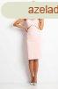 Feszes ruha elegns toppal modell 08267 rzsaszn