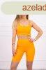 Crop top s rvid leggings szett magas derek 9354 neon nara