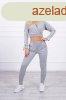 Szabadid szett crop-top melegt felsvel modell 9240 szrk