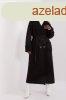 Hossz, ktsoros bunda vvel, modell 46000 fekete