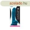  Colours Dual Density 8 inch Dildo Blue 