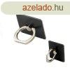 Telefon gyr, szelfi gyr, telefontart gyr #Fekete