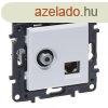 Legrand Nilo Step "F" tpus TV aljzat + RJ45 Cat