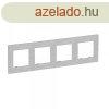Legrand Nilo Step ngyes keret, csiszolt alumnium, Legrand