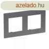 Legrand Nilo Step kettes keret, csiszolt szrke, Legrand 86