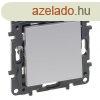 Legrand Nilo Step egyplus kapcsol, 10AX, alumnium, IP44