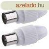 EMOS K1331.2, IEC csatlakoz egyenes A203R 2db/bliszter