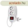 EMOS P1323R, Hosszabbt 3 m / 3 aljzat / kapcsols / fehr 