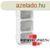 Legrand Plexo 55 falon kvli 3-as doboz, membrnos, fehr, 