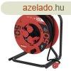 EMOS P19221, Kltri kbeldob 50 m / 4 aljzat / fekete / gum