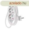 EMOS P0321R, Hosszabbt 1,5 m / 3 aljzat / fehr / PVC / 1,