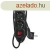 EMOS PC1321R, Hosszabbt 1,5 m / 3 aljzat / kapcsols / fek