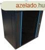 Techson 540 x 400 mly 12U magas, fali 19"-os rackszekr