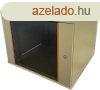 Techson 600  600 mly 12U magas, fali 19"-os rackszekr