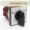 Ipari forgkapcsol bepthet 2P 10A IP40 KEZI-0-AUTO lls
