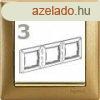 Legrand Valena 3-as keret matt arany