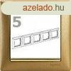 Legrand Valena 5-s keret matt arany