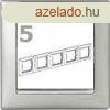 Legrand Valena 5-s keret alumnium-ezst