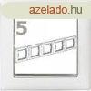 Legrand Valena 5-s keret fehr-ezst