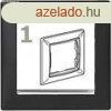 Legrand Valena keret fekete-ezst