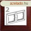 Legrand Valena 2-es keret benfa dekor vzszintes