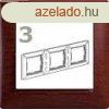 Legrand Valena 3-as keret benfa dekor vzszintes