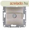 Schneider Asfora TV aljzat, vgzr, 1 dB, keret nlkl, bro