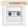 Schneider Asfora TV-SAT aljzat, vgzr, 1 dB, komplett, feh