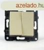 Panasonic Karre Plus dupla vltkapcsol 106+6 bzs (keret n