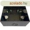 Panasonic Karre Plus kiemel keret fekete