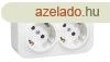 Legrand Forix 2x2P+F fldelt csatlakozaljzat, gyermekvdele