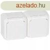 Legrand Forix 2x2P+F fldelt csatlakozaljzat, gyermekvdele