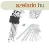 Hatlapkulcsok 1,5-10 9 darabos torx kszlet