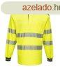 T184 - PW3 Hi-Vis hossz ujj pling - srga / fekete