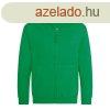 Just Hoods Gyerek cipzras kapucnis pulver AWJH050J, Kelly 