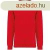 Uniszex kereknyak pulver, Kariban KA474, Red-XS