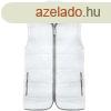Uniszex blelt mellny, cipzras, Kariban KA6116, White-XS