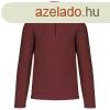 Uniszex gallros, 1/4 cipzras mikropolr pulver, Kariban K