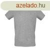 B&C B02E unisex rvid ujj pl, sport grey - XL