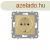 Arany 2P+F konnektor gyerekvdelemmel rugs 