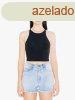 AA8369 Ni sztreccs pamut ujjatlan top American Apparel, Bla