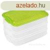 teltart 3 szintes 3x800 ml - zld (teltart 3 szintes 3x8