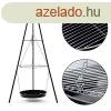 Kerti grillel kerti tzrak grill hromlb rostlylyal
